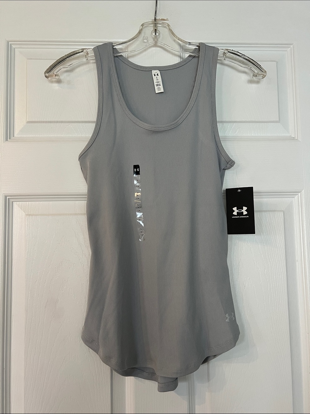 Under Armour Light Gray Ribbed Women’s Tank Top